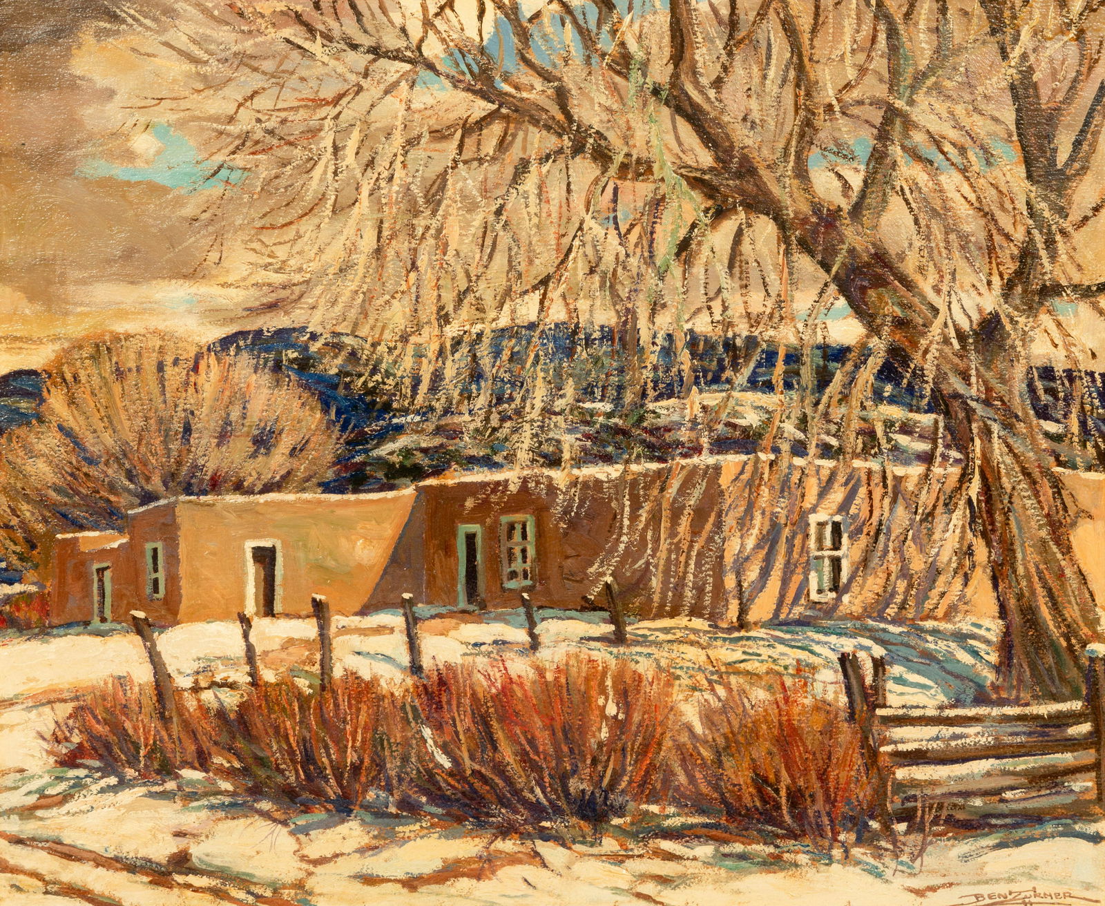 Ben Turner (American, 1912-1966) New Mexico Scene (1 of 5)