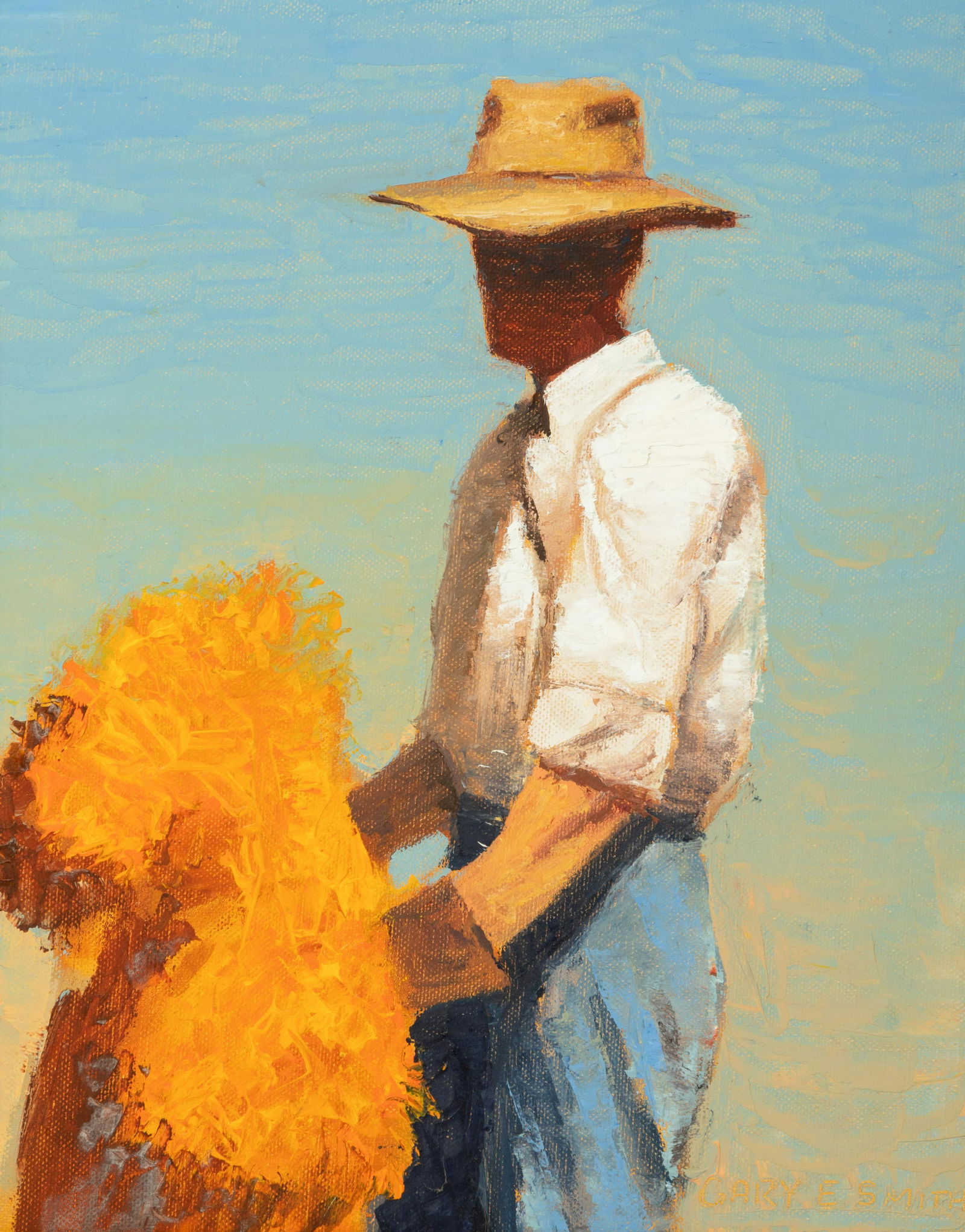 Gary Ernest Smith (American, b. 1942) Hay Bale (1 of 5)