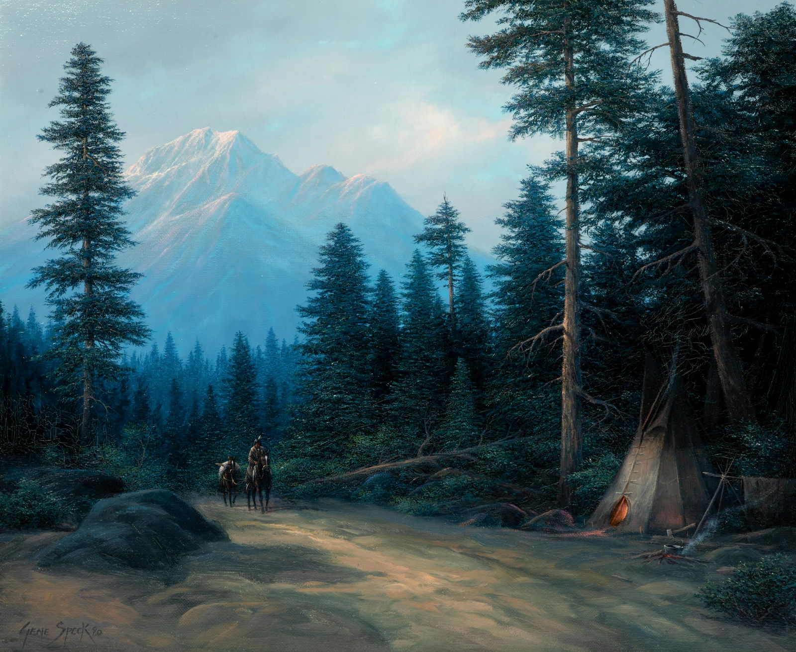 Gene Speck (American, b. 1937) Mountain Camp, 1990 (1 of 6)