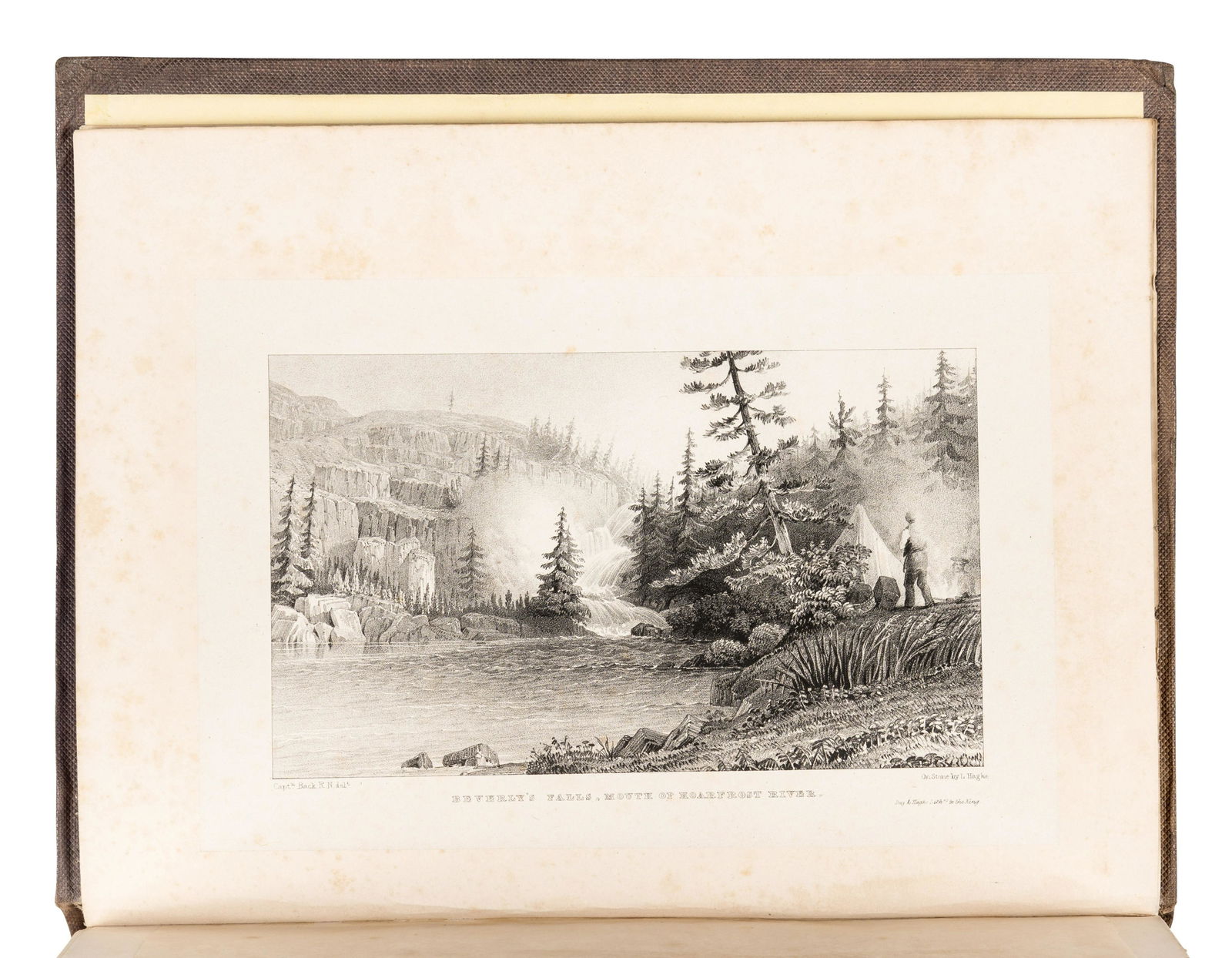 BACK, George, Sir (1796-1878). Narrative of the Arctic Land Expedition to the Mouth of the Great: BACK, George, Sir (1796-1878). Narrative of the Arctic Land Expedition to the Mouth of the Great Fish River, and along the shores of the Arctic Ocean. London: John Murray, 1836. 8vo. Folding route map