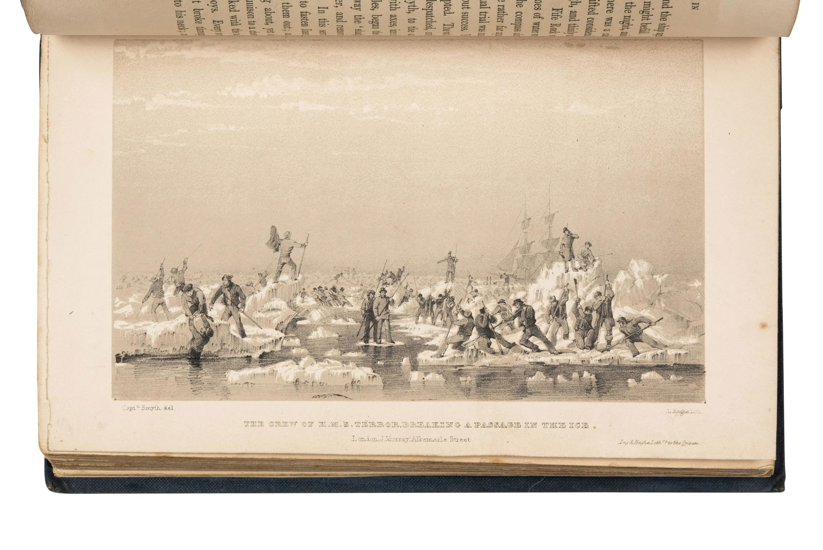 BACK, George, Sir (1796-1878). Narrative of an Expedition in H.M.S. Terror, undertaken with a view: BACK, George, Sir (1796-1878). Narrative of an Expedition in H.M.S. Terror, undertaken with a view to Geographical Discovery on The Arctic Shores, in the years 1836-7. London: John Murray, 1838. 8vo.