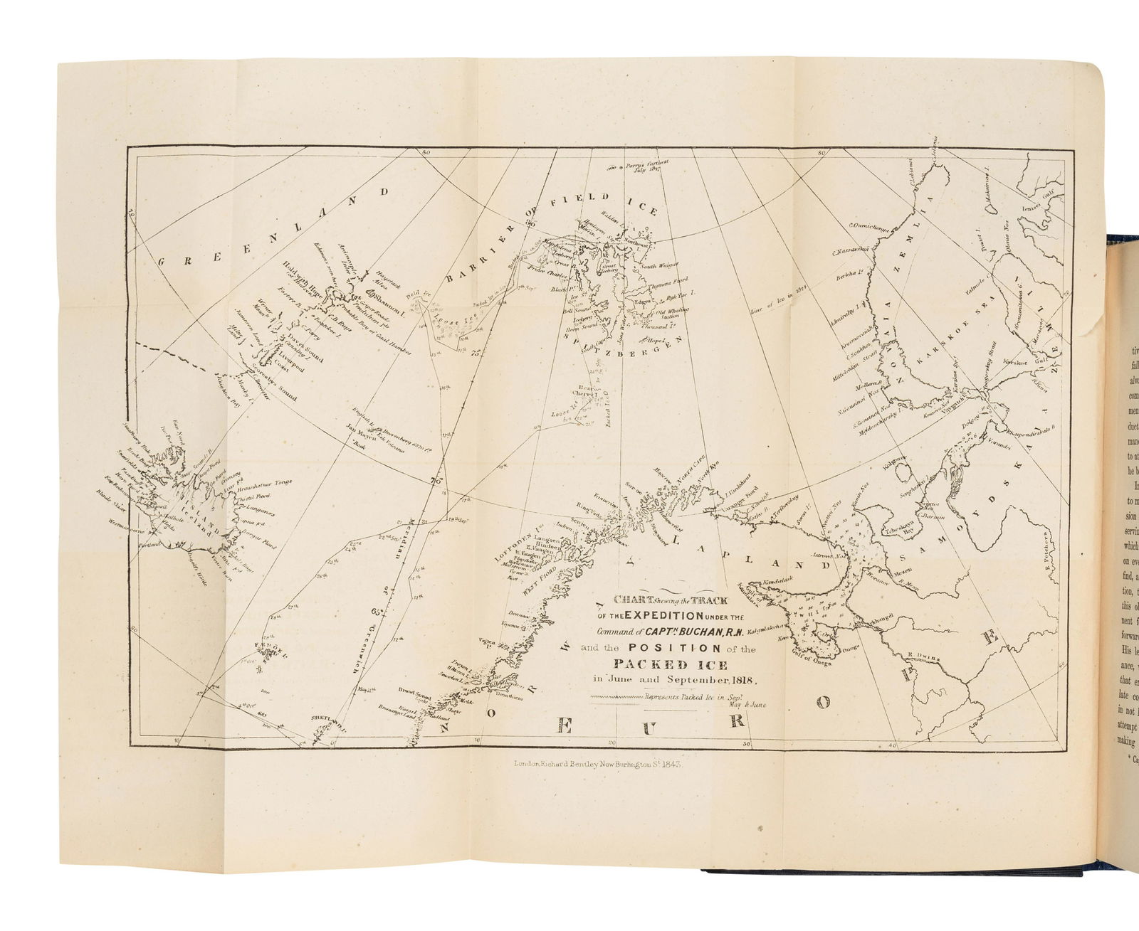 BEECHEY, Frederick William (1796-1856). A Voyage of Discovery towards the North Pole, Performed in (1 of 2)