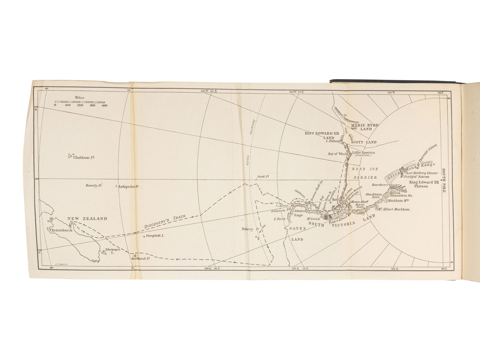 [BRITISH NATIONAL ANTARCTIC EXPEDITIONS]. A group of 5 works regarding the Southern Cross (1 of 2)