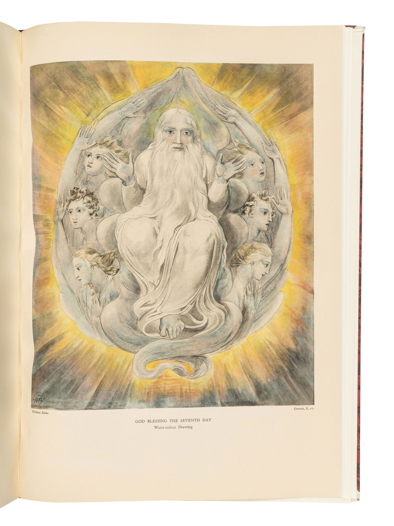 BLAKE, William (1757-1827). Illustrations to the Bible. L: Trianon Press for the William Blake (1 of 4)