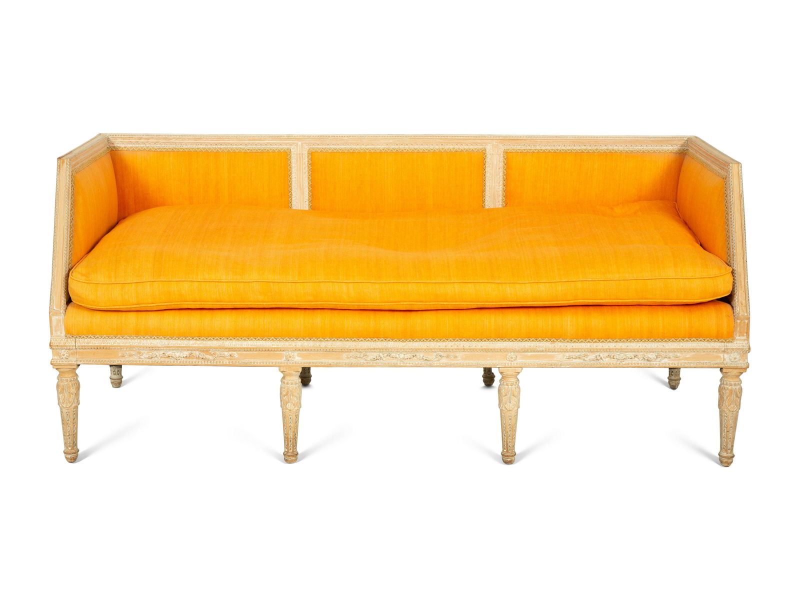 A Louis XVI Grey-Painted Sofa (1 of 5)