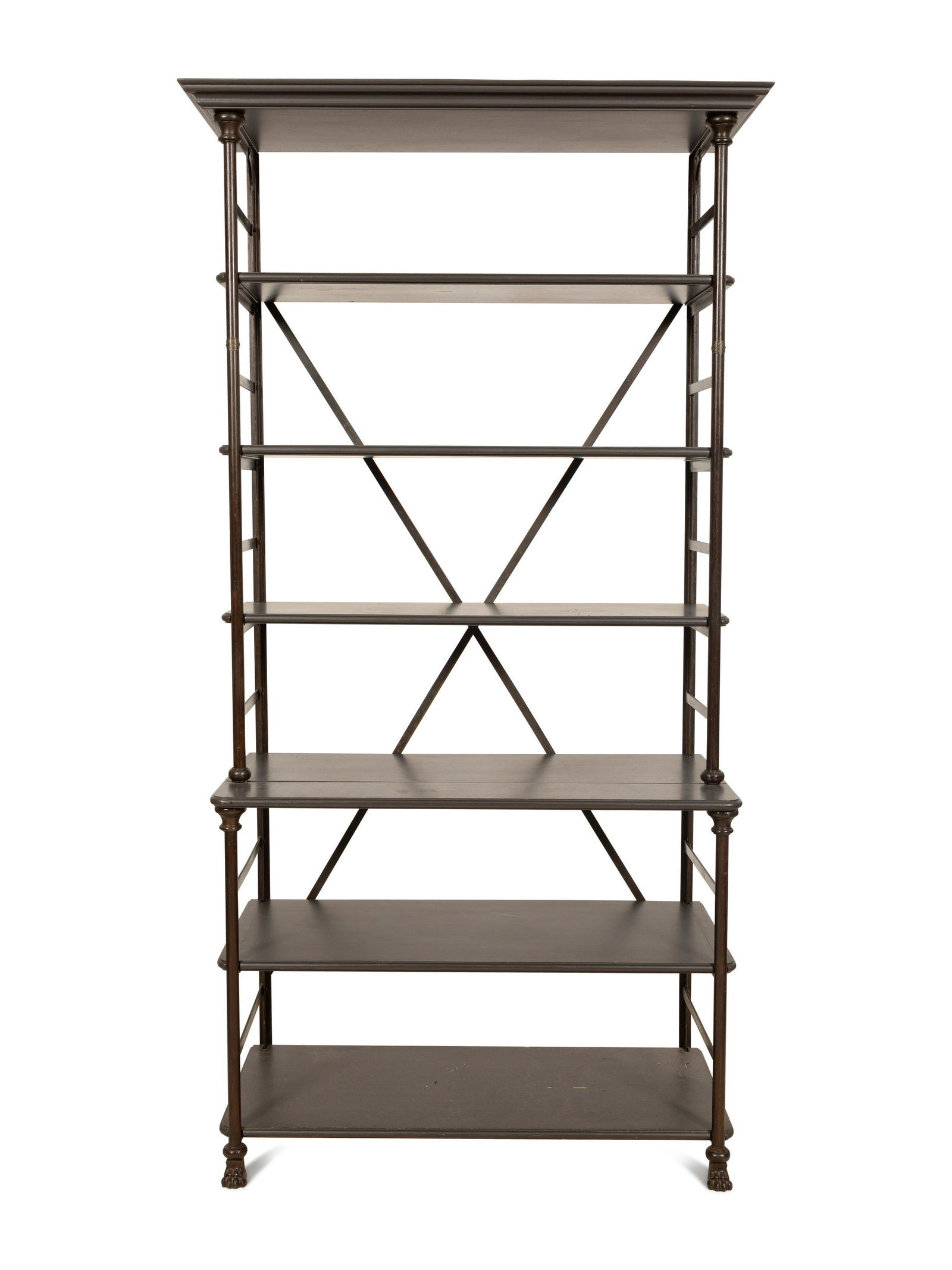 A French Oak and Iron Bookcase by Au Petit Parisien (1 of 5)