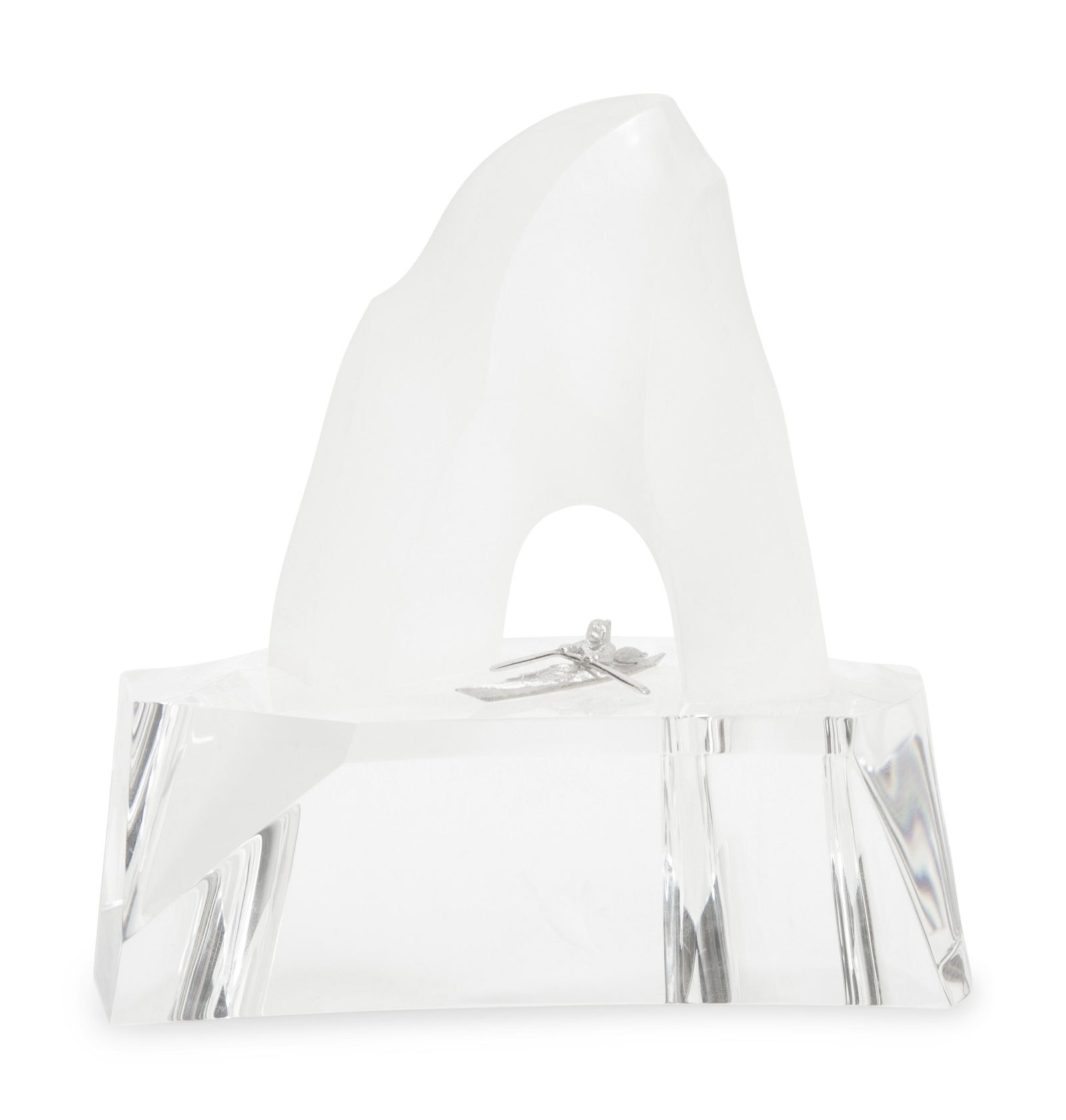 A Steuben Glass Ice Hunter Sculpture (1 of 3)