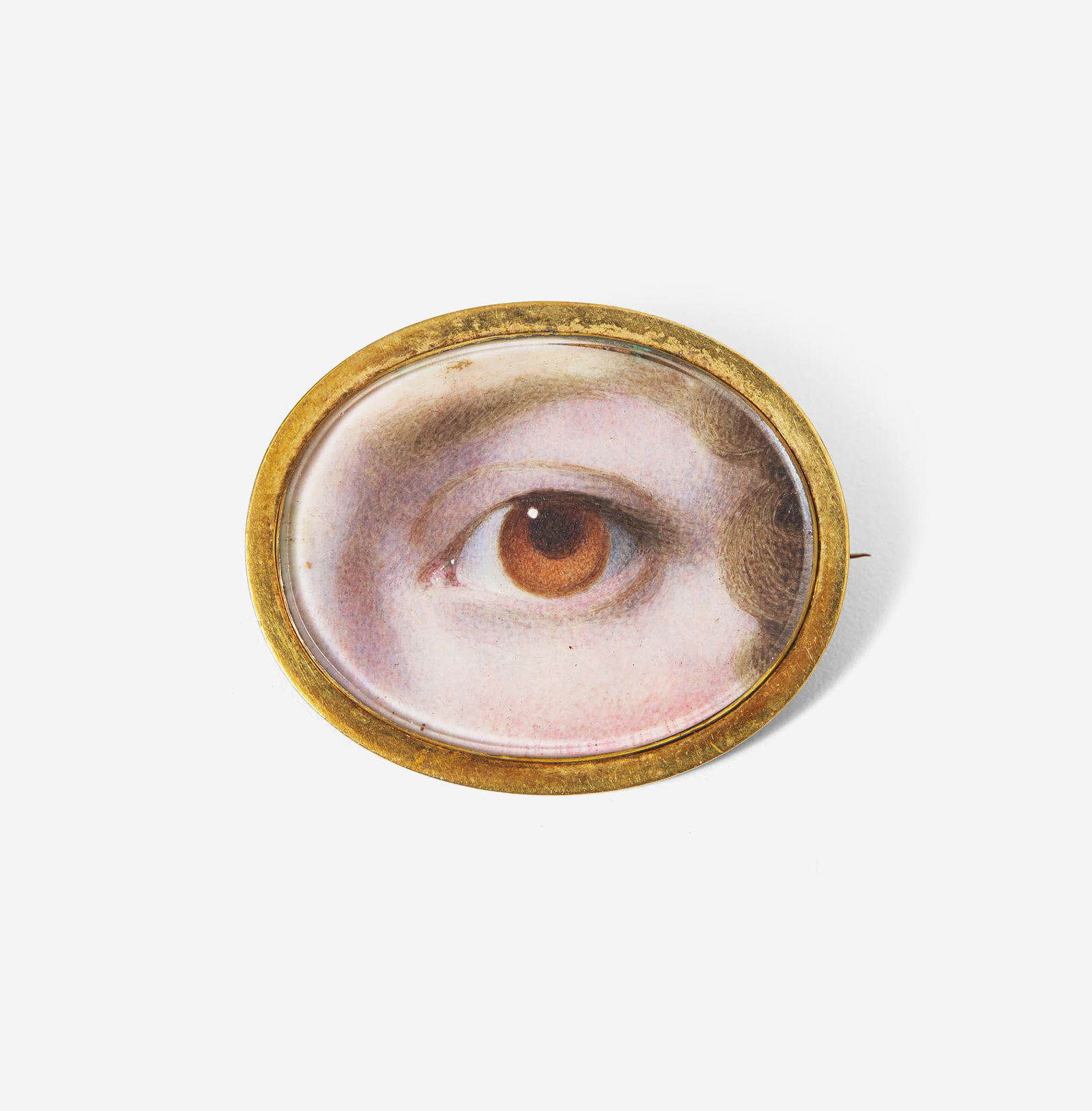 A Georgian "Lover's Eye" brooch early 19th century (1 of 1)