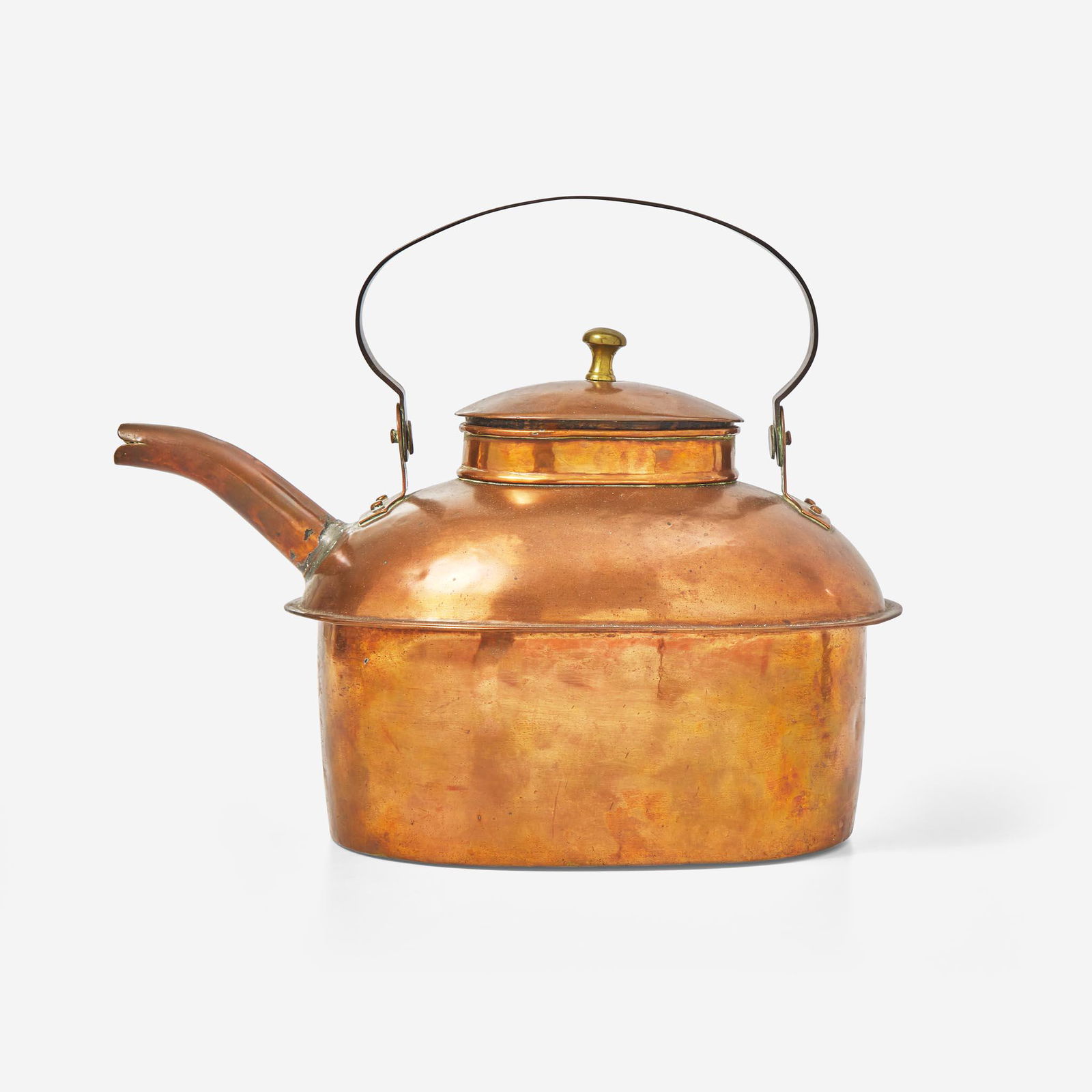 A copper kettle of Stokes Family interest Likely Philadelphia or Southeastern Pennsylvania, early (1 of 3)