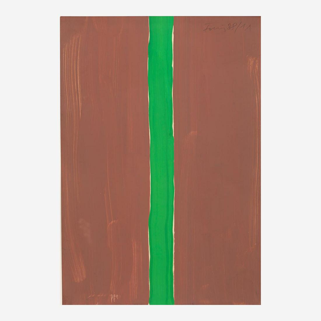 Günther Förg (1952-2013) Untitled (Brown-Green) (1 of 2)