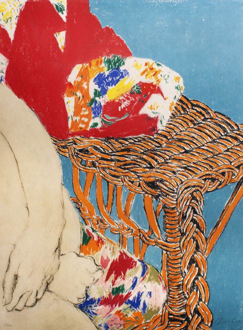 George Segal, (American, 1924-2000), Untitled: George Segal (American, 1924-2000) Untitled lithograph on paper signed G. Segal (lower right) 30 x 22 inches. Property from an Important Corporate Collection, Florida