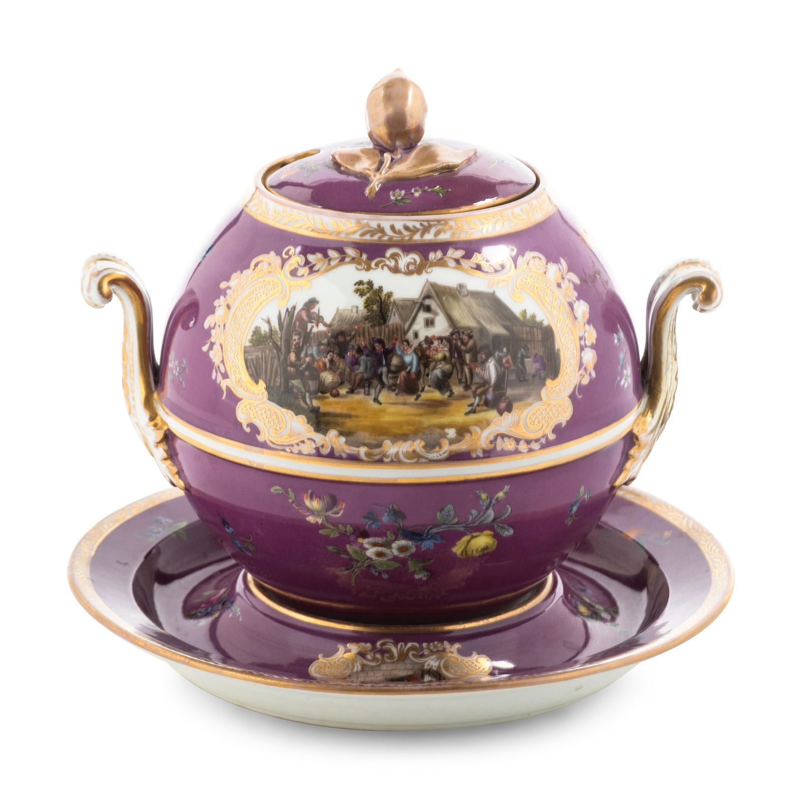 A Helena Wolfsohn Porcelain Tureen and Stand (1 of 4)