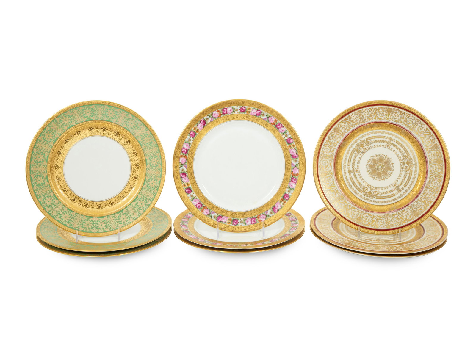 A Group of Selb Bavaria Porcelain Cabinet Plates (1 of 4)