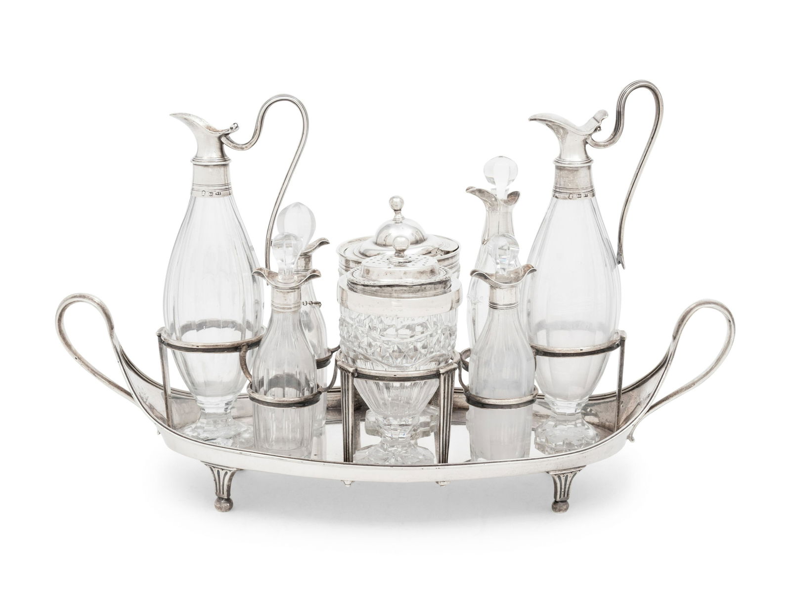 A George III Silver Cruet Set (1 of 5)