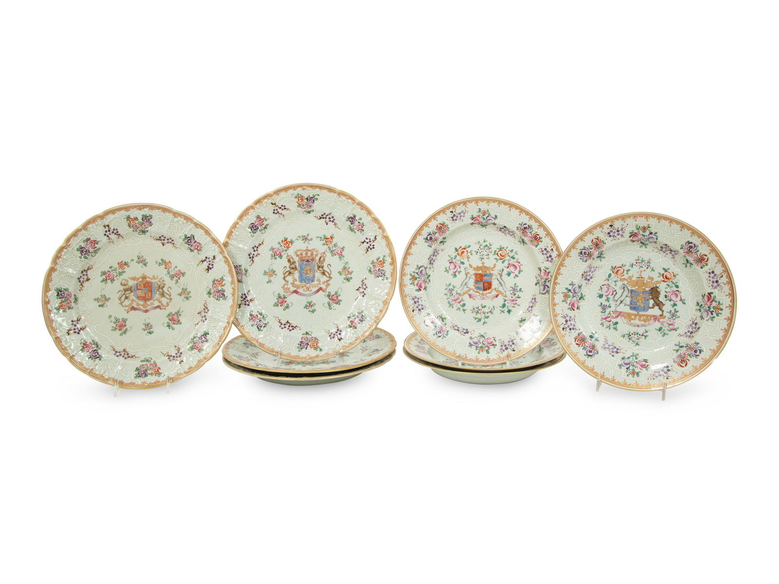 A Group of Samson Armorial Porcelain Dinnerware (1 of 4)