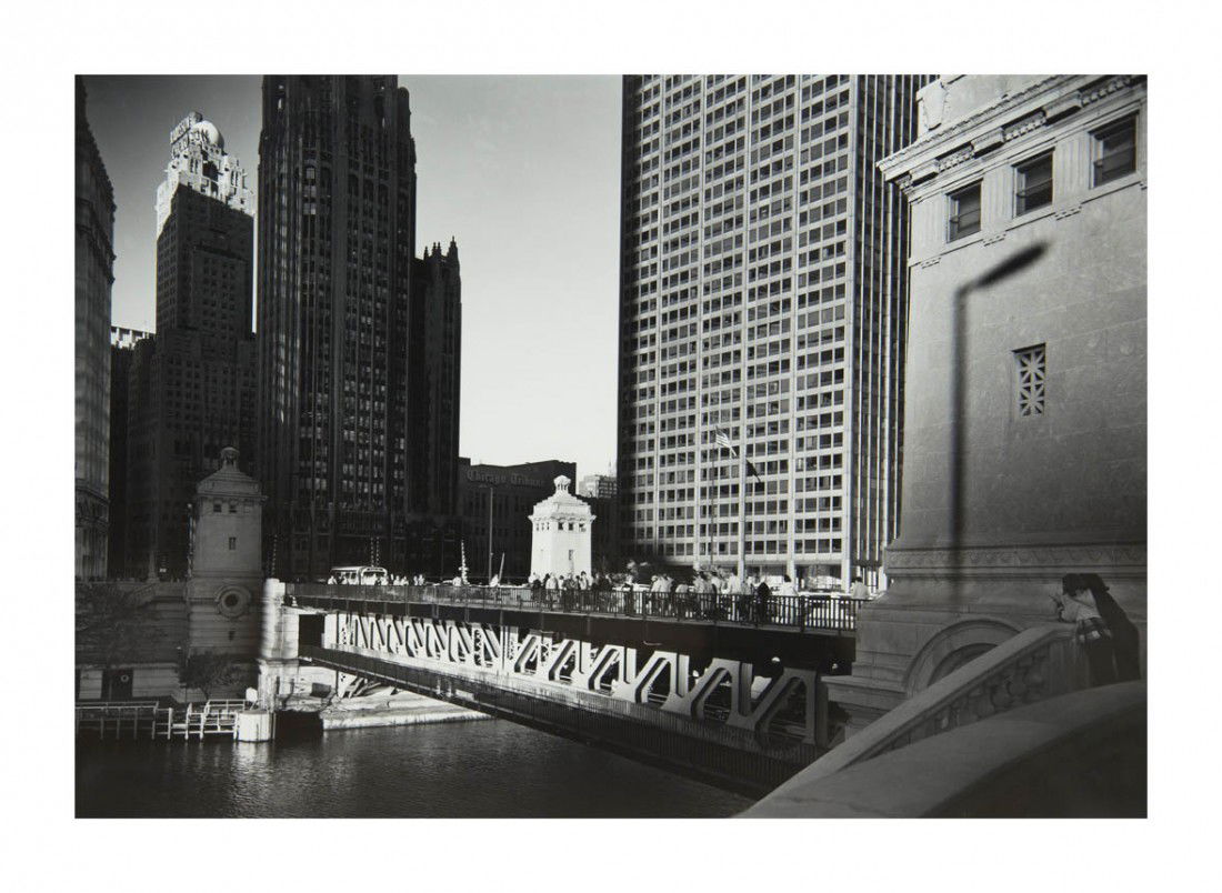 Barbara Crane, (American, b. 1928), Chicago Loop: Barbara Crane (American, b. 1928) Chicago Loop Series, 1978 gelatin silver print 8 3/4 x 12 3/4 inches.