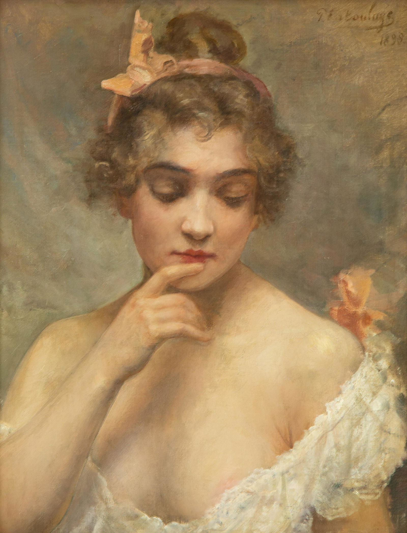 Paul de LaBoulaye (French, 1849–1926) A Young Beauty, 1898 (1 of 5)