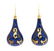 176: A Pair of 18 Karat Yellow Gold and Polychrome Enam