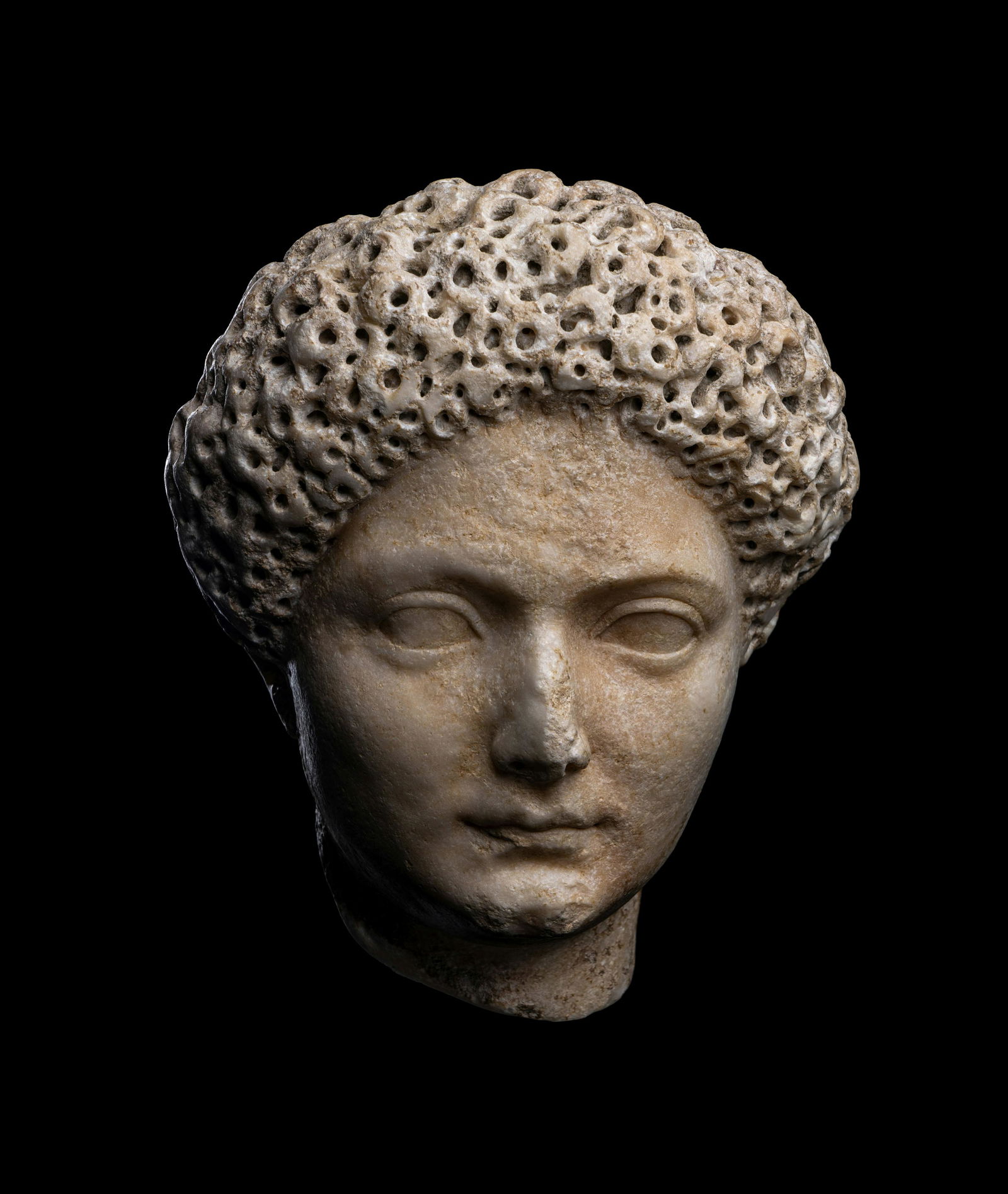 A Roman Marble Portrait Head of Julia Titi (1 of 7)