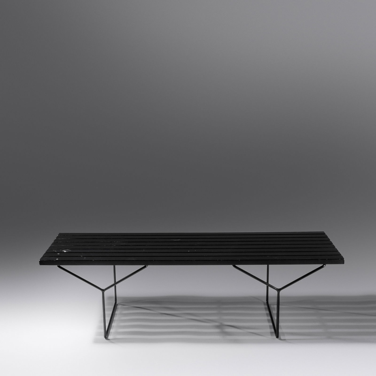 Harry Bertoia (1915-1978) Slat Bench Knoll International, USA (1 of 2)