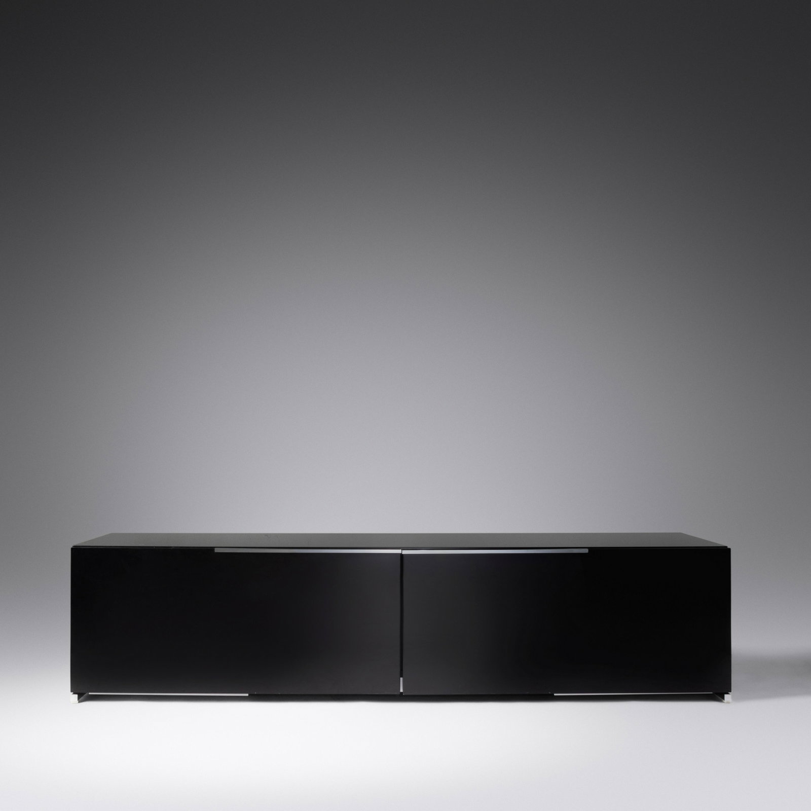 Paolo Piva (1950-2017) Athos Cabinet, c. 2000 B&B Italia, Italy: Paolo Piva (1950-2017) Athos Cabinet, c. 2000 B&B Italia, Italy lacquer, chrome-polished metal H 18 1/2 x W 78 3/4 x D 23 inches This lot is located in Chicago.