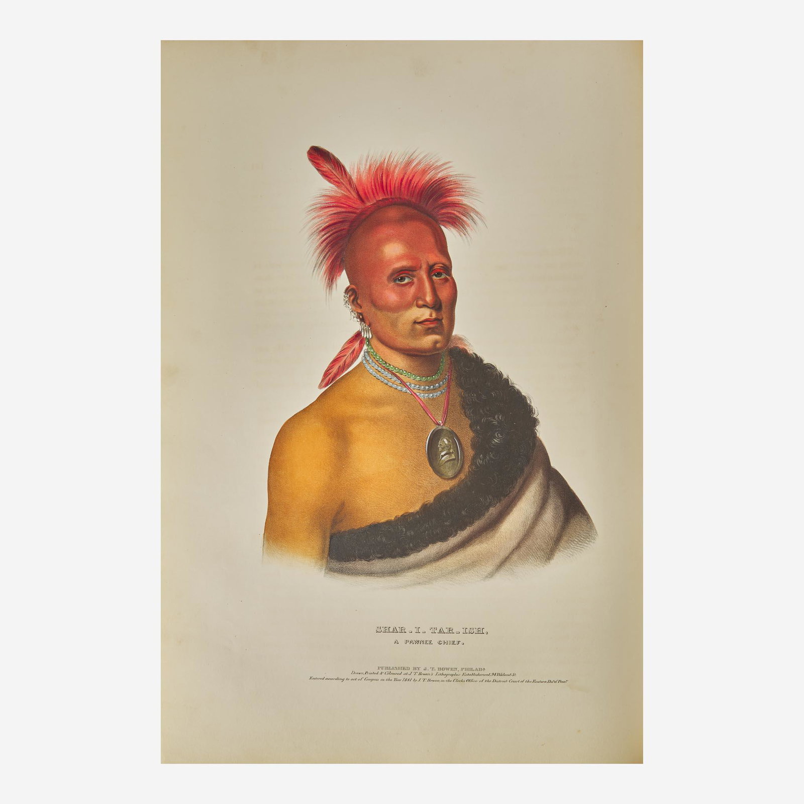 [Native Americana] M'Kenney, Thomas L., and James Hall History of the Indian Tribes of North (1 of 8)