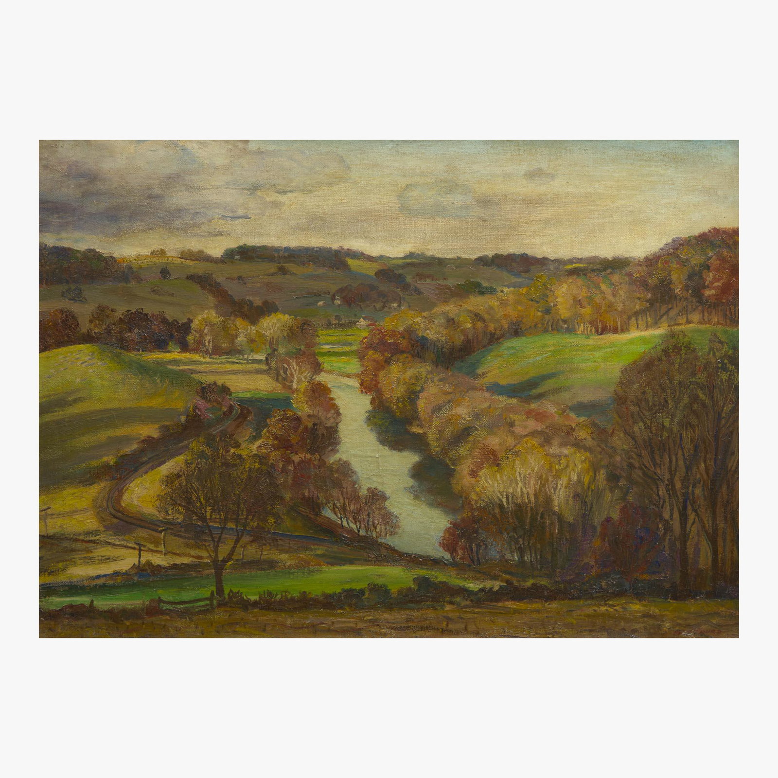 Peter Hurd (American, 1904–1984) Landscape From Turkey Hill (1 of 2)