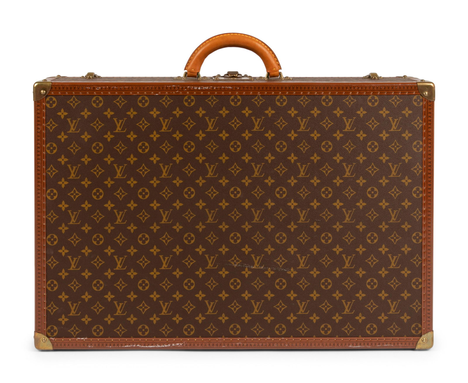 Louis Vuitton Alzer 60 Hard Side Suitcase in Monogram Canvas, Mid 20th Century (1 of 5)