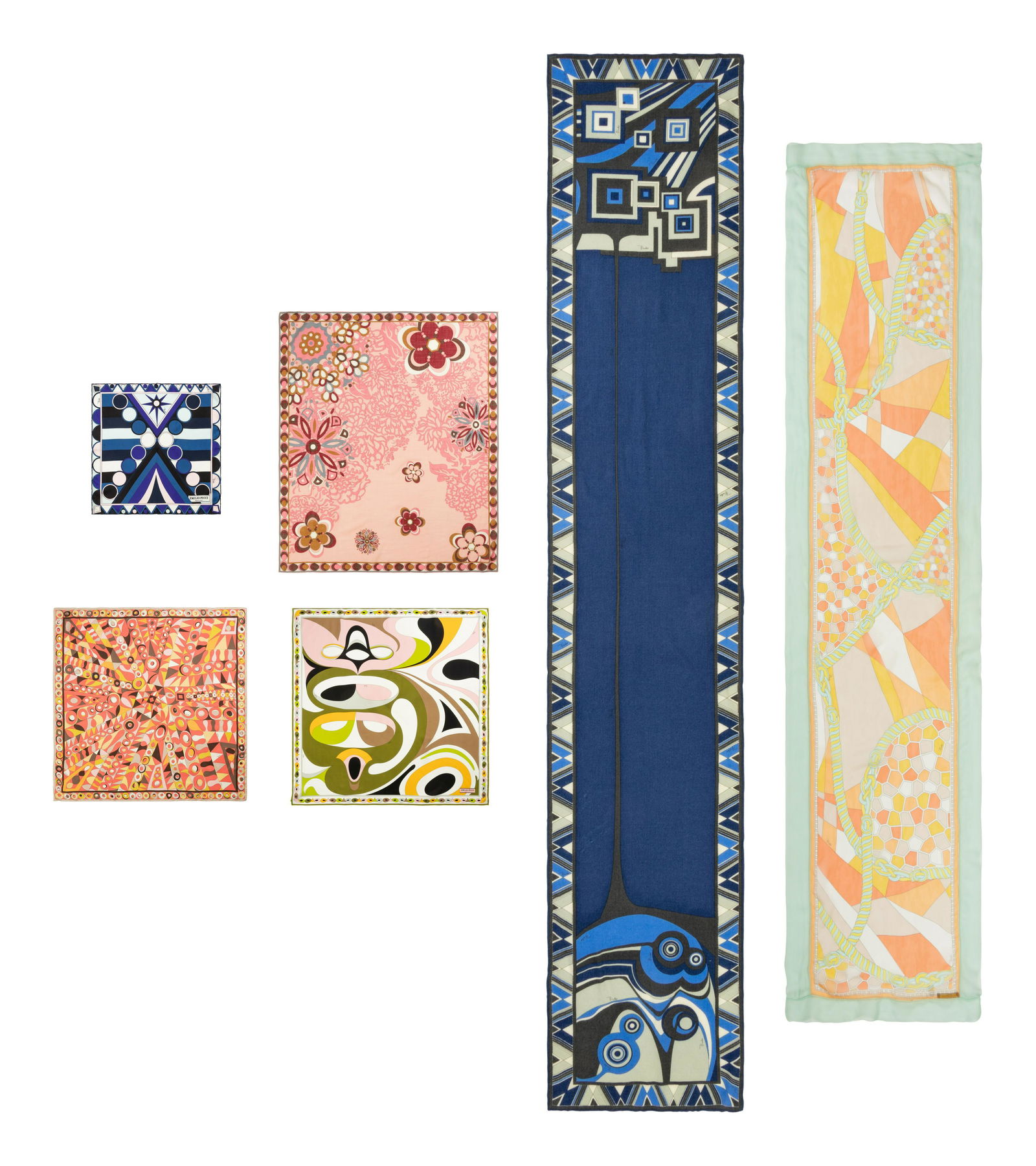 Six Emilio Pucci Scarves (1 of 8)