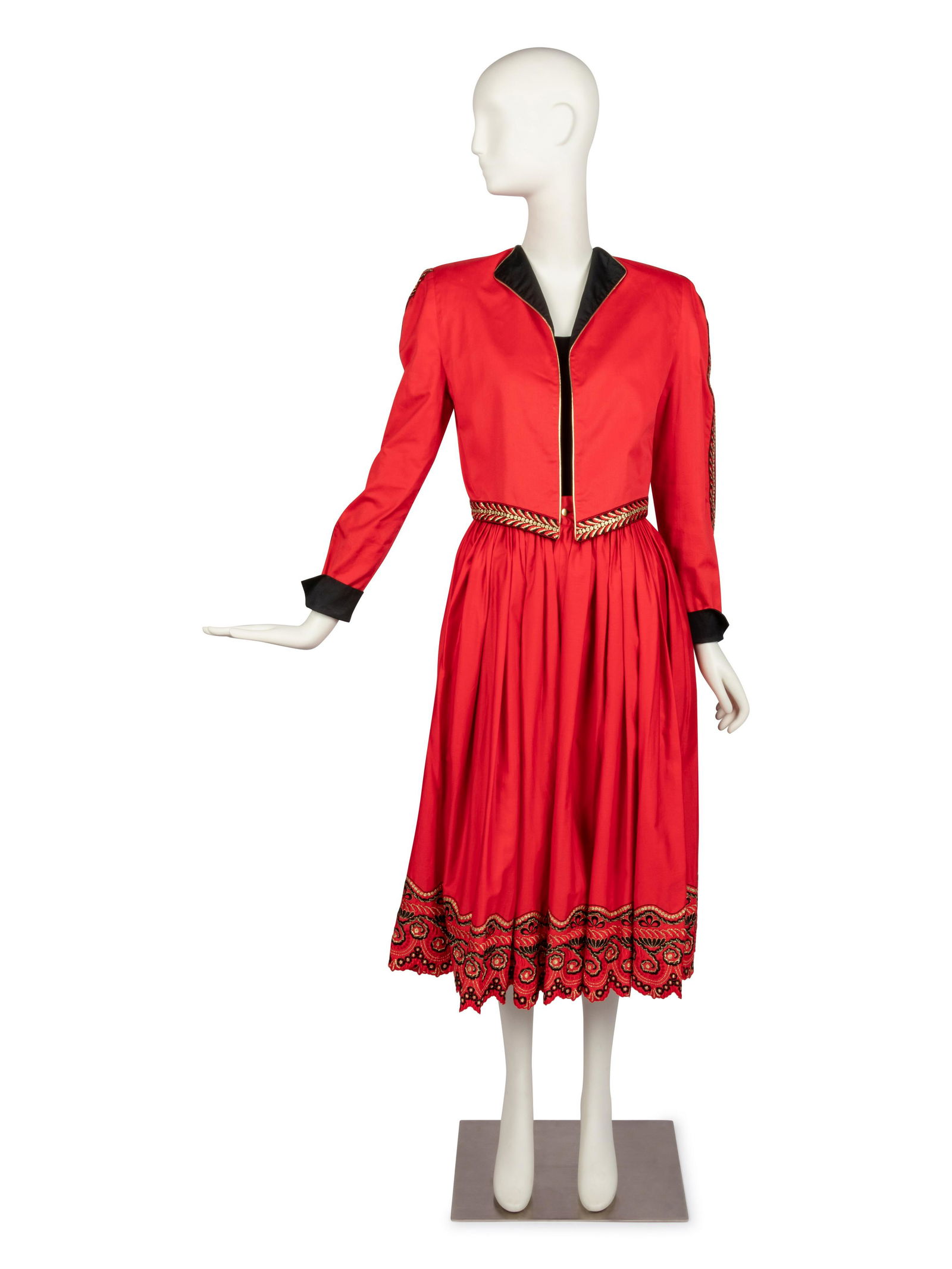 Claude Montana Two-Piece Ensemble, Spring 1981 (1 of 4)