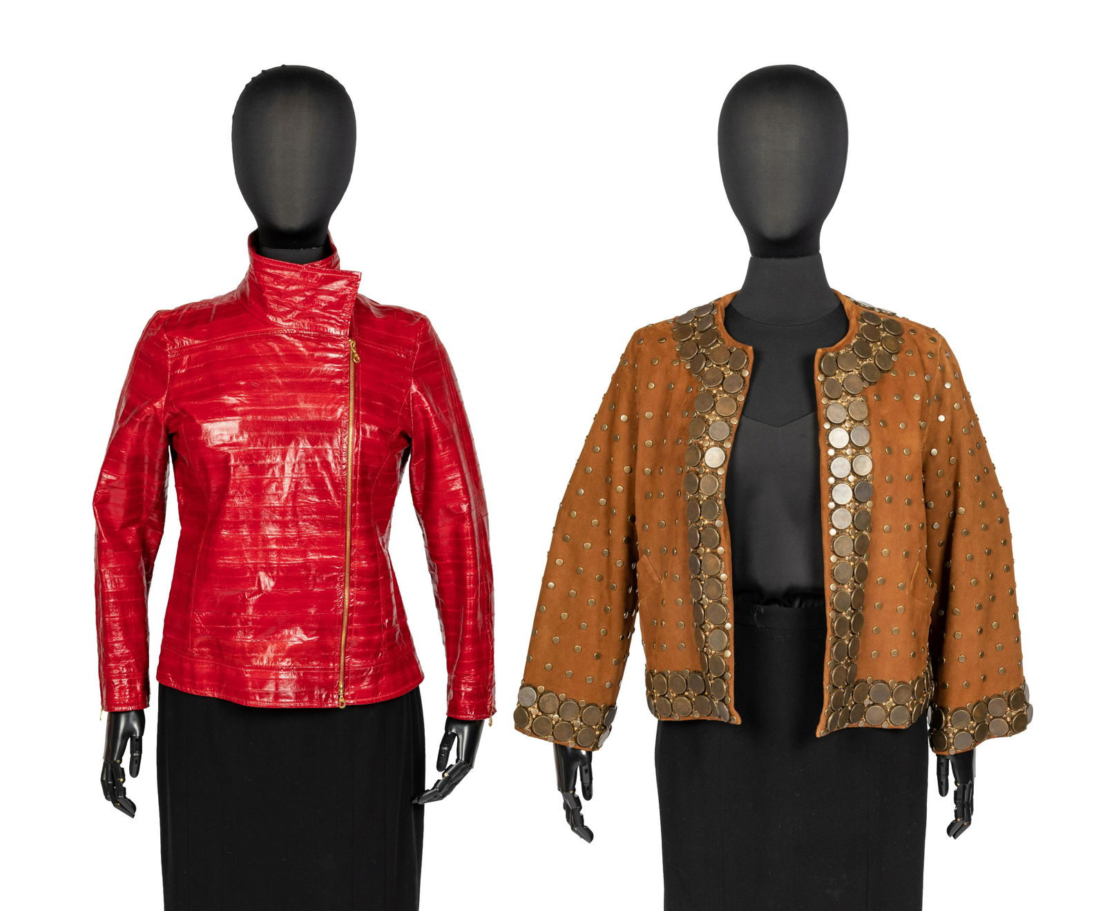 Two Oscar de la Renta Jackets, One Eel Skin,  2000-09 (1 of 4)