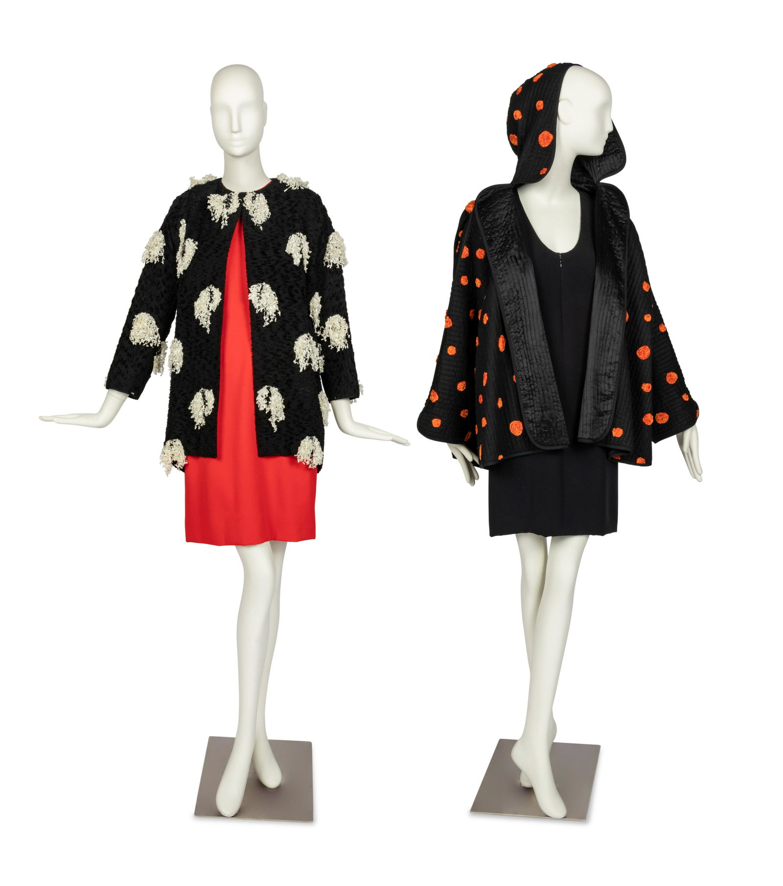 Four Geoffrey Beene Items: Two Coats & Two Dresses, 1990 (1 of 7)