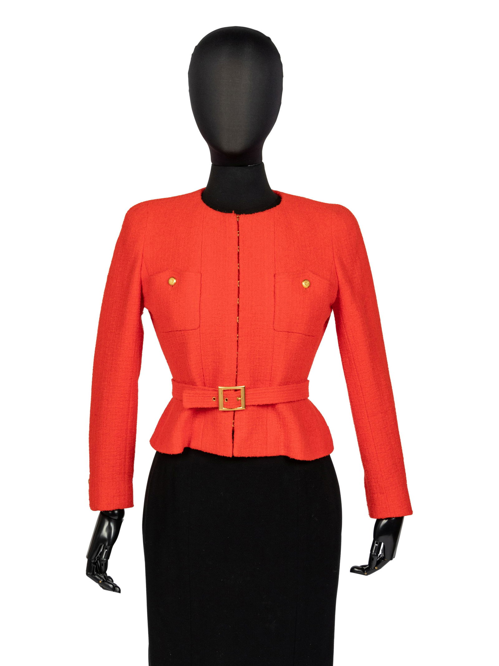 Chanel Tweed Jacket & Belt, 1990s (1 of 4)