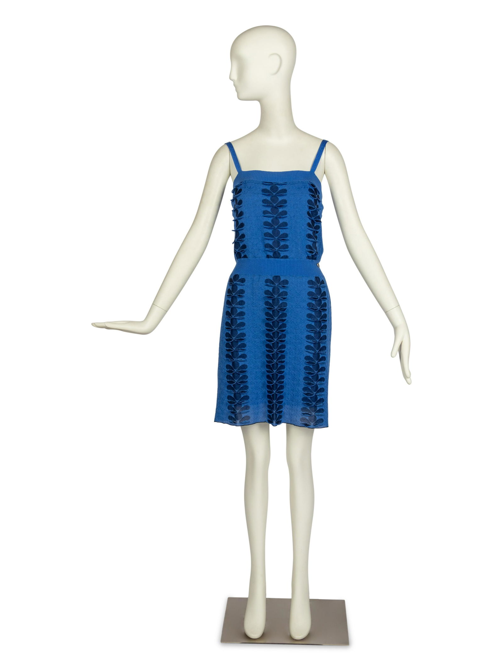 Blue Chanel Knit Dress and Slip, 2016 (1 of 4)