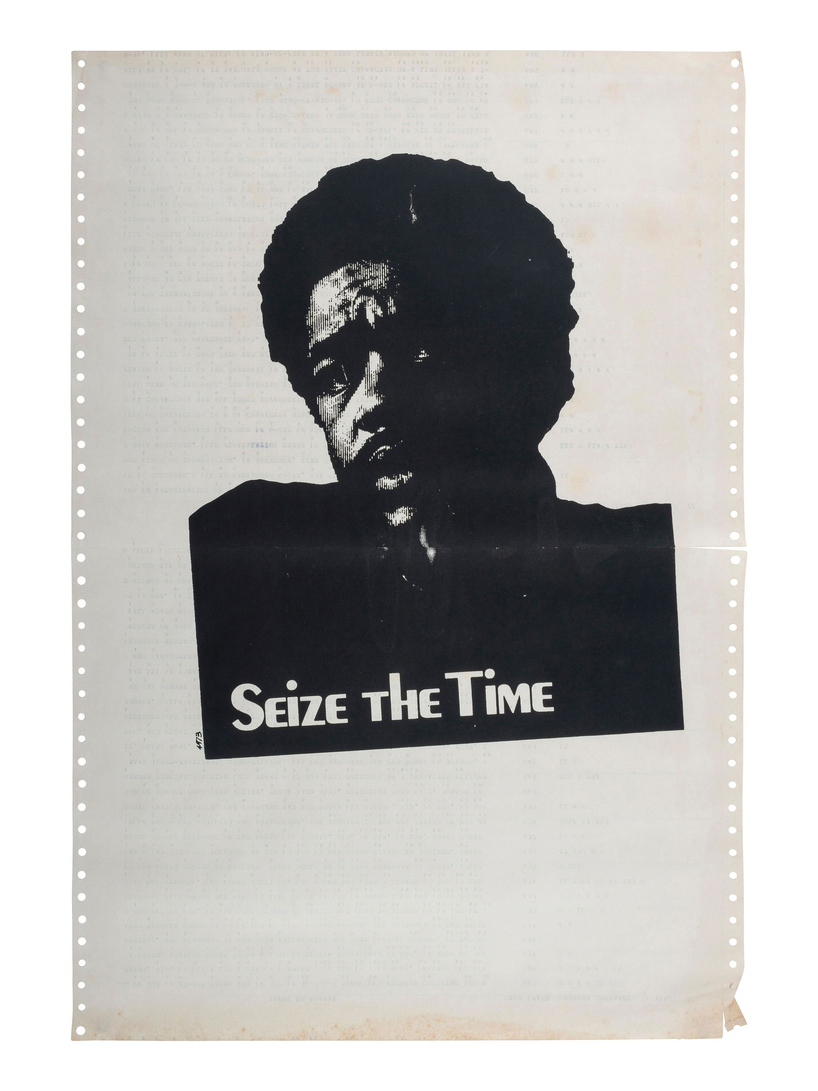 [CIVIL RIGHTS]. Seize the Time. Poster featuring Bobby Seale. [Berkeley Political Poster Workshop, (1 of 2)