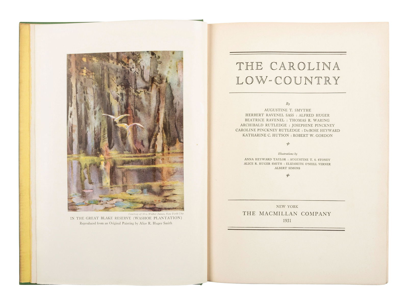 [AFRICAN AMERICANA]. SMYTHE, Augustine T., Herbert Ravenel Sass, Alfred Huger, Beatrice Ravenel, (1 of 4)