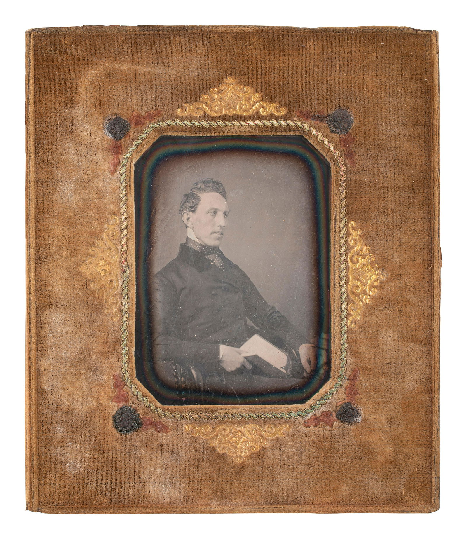 [EARLY PHOTOGRAPHY]. Half plate daguerreotype collection identified to the Ellis/Boyd Family of (1 of 3)