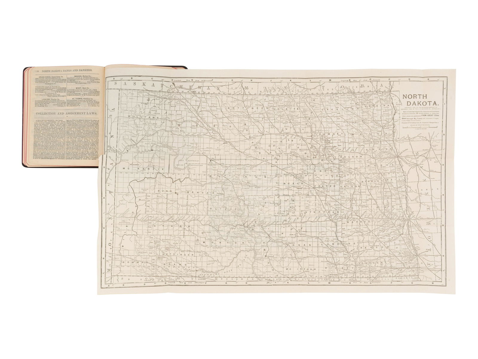 [DAKOTA]. The Mercantile Agency Reference Book (And Key) with A List of Banks and Bankers, State (1 of 2)