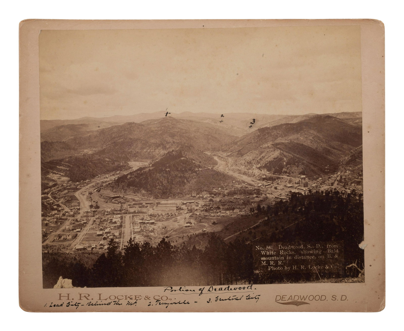 [WESTERN AMERICANA]. A group of photographs, many taken in the Western United States, highlighted by (1 of 4)