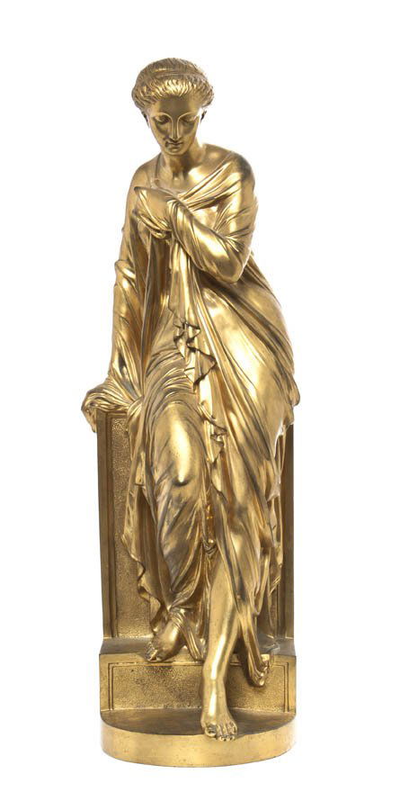 Eugene-Antoine Aizelin, (French, 1821-1902),: Eugene-Antoine Aizelin (French, 1821-1902) bronze Height 19 1/2 inches.