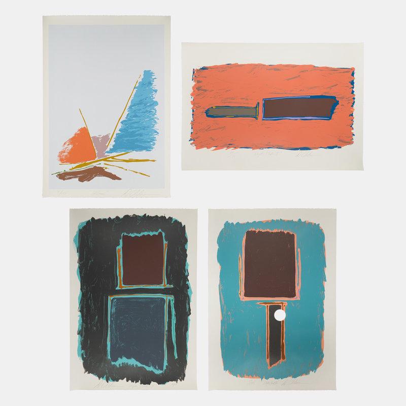 Dan Christensen
(American, 1942-2007)
Illinois, Hyde Park I, Hyde Park II, and Hyde Park III (a (1 of 10)