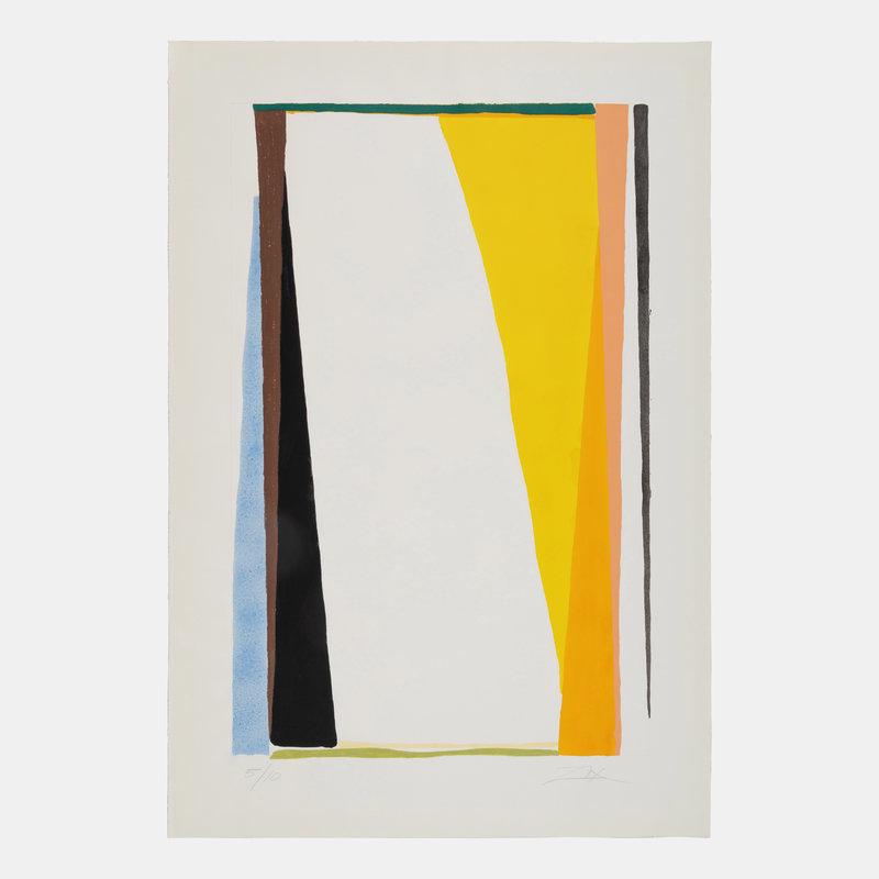 Larry Zox 
(American, 1937-2006)
Untitled V - State II, c. 1975 (1 of 5)