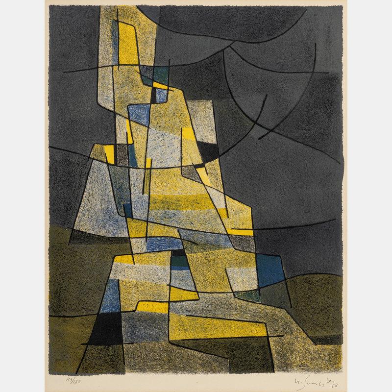 Adja Yunkers
(American/Latvian, 1900-1983)
Untitled, 1958 (1 of 6)