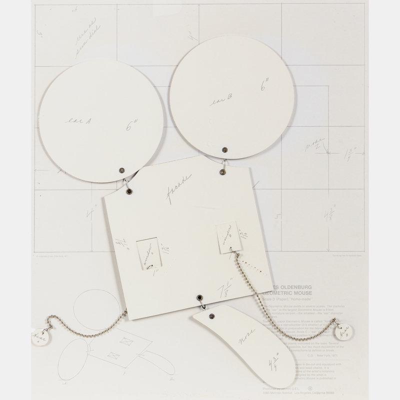 Claes Oldenburg 
(American, 1929–2022)
Geometric Mouse Scale D, 1971 (1 of 6)