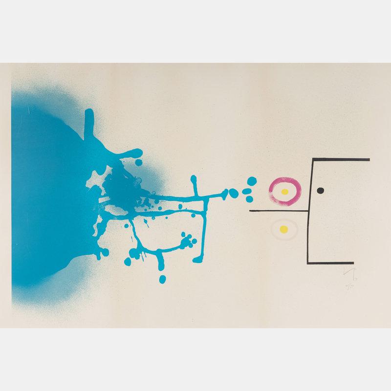 Victor Pasmore
(British, 1908–1998)
Blue Fantasy, 1979 (1 of 5)