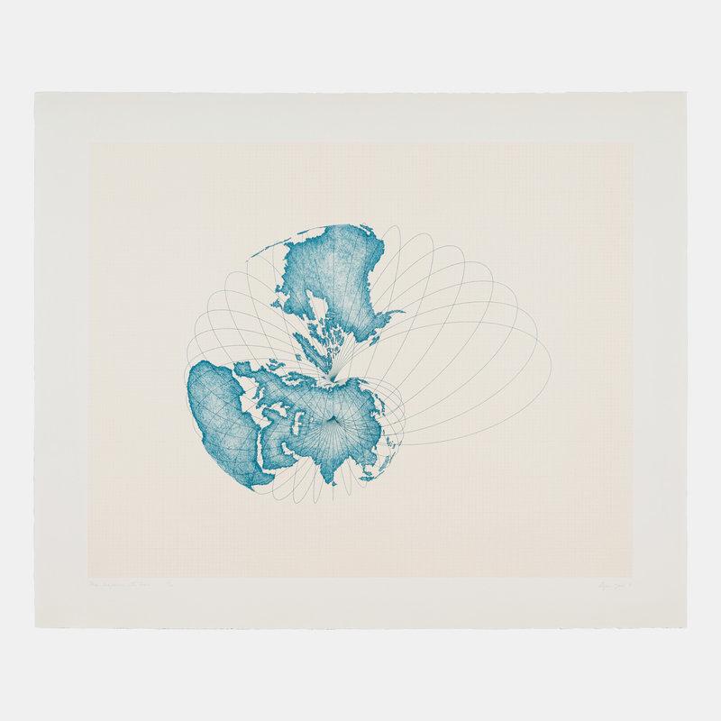 Agnes Denes
(American/Hungarian, b. 1931)
Map Projection: The Snail, 1978 (1 of 5)