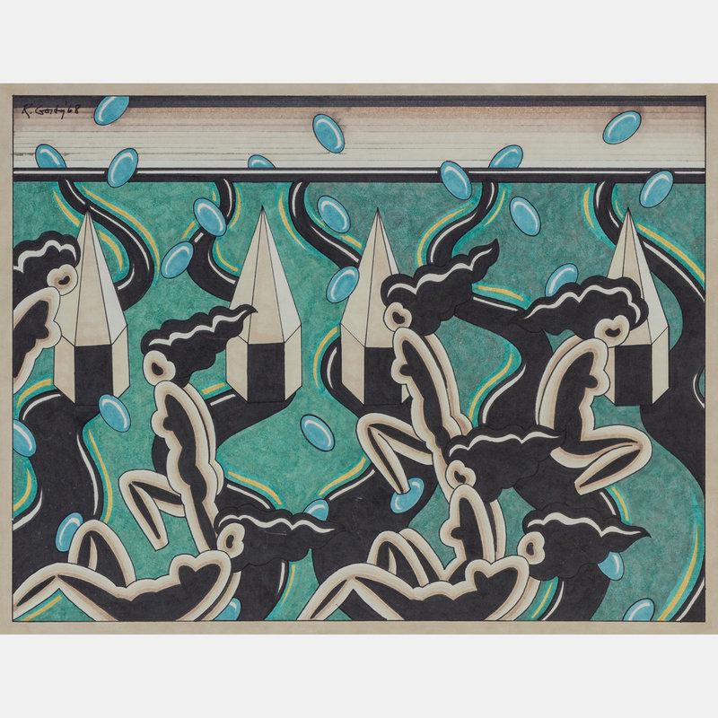 Robert Gordy
(American, 1933-1986)
Le Parc du Chateau, 1968 (1 of 5)