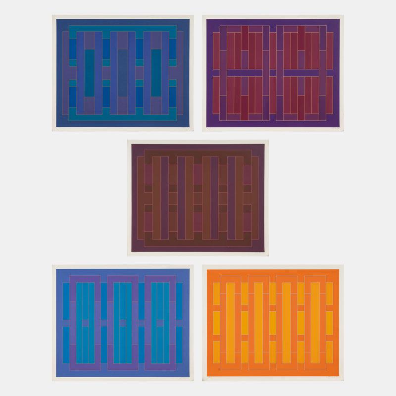 Peter Stroud
(British, 1921-2012)
A Set of Five Prints, 1971 (1 of 17)