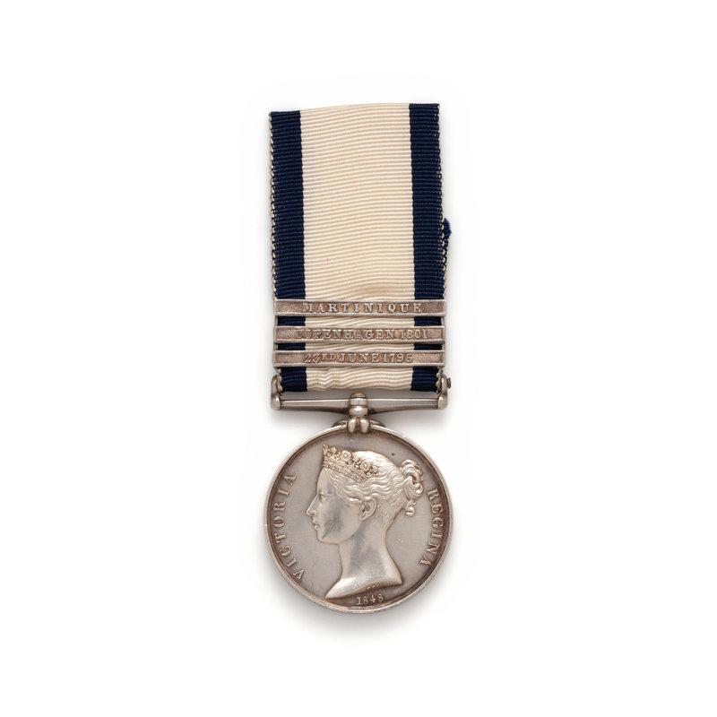 ANTIQUE, NAVAL GENERAL SERVICE MEDAL  (1 of 2)