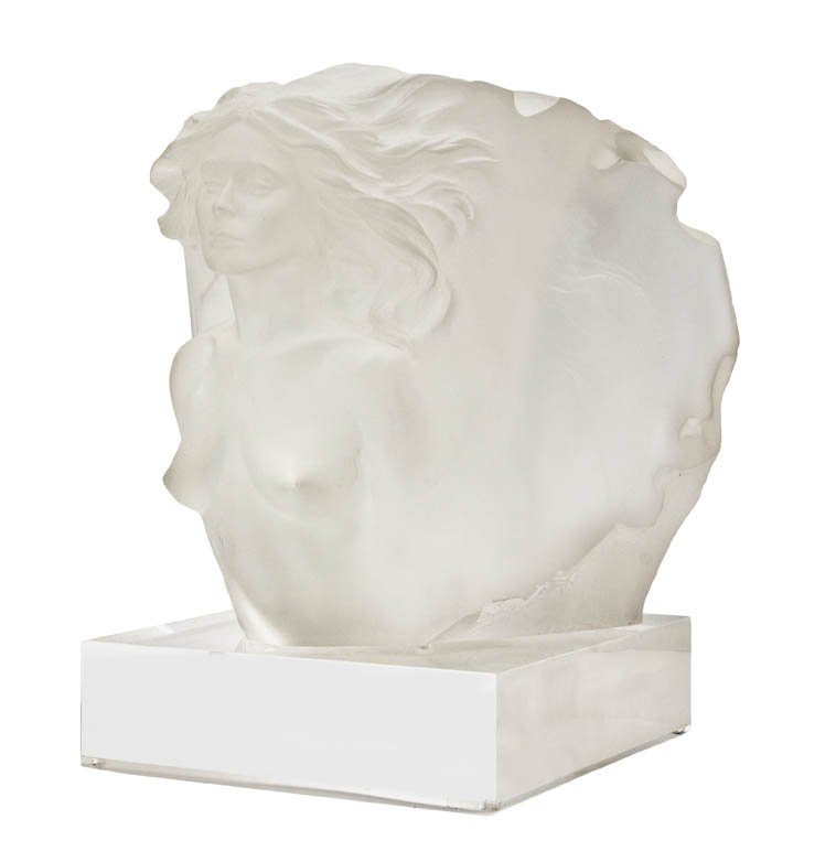Frederick Hart, (American, 1943-1999), Memoir, 1985: Frederick Hart (American, 1943-1999) Memoir, 1985 acrylic resin edition 233/300, inscribed Hart and dated Height: 9 1/2 inches on a 2 1/4 inch lucite base.